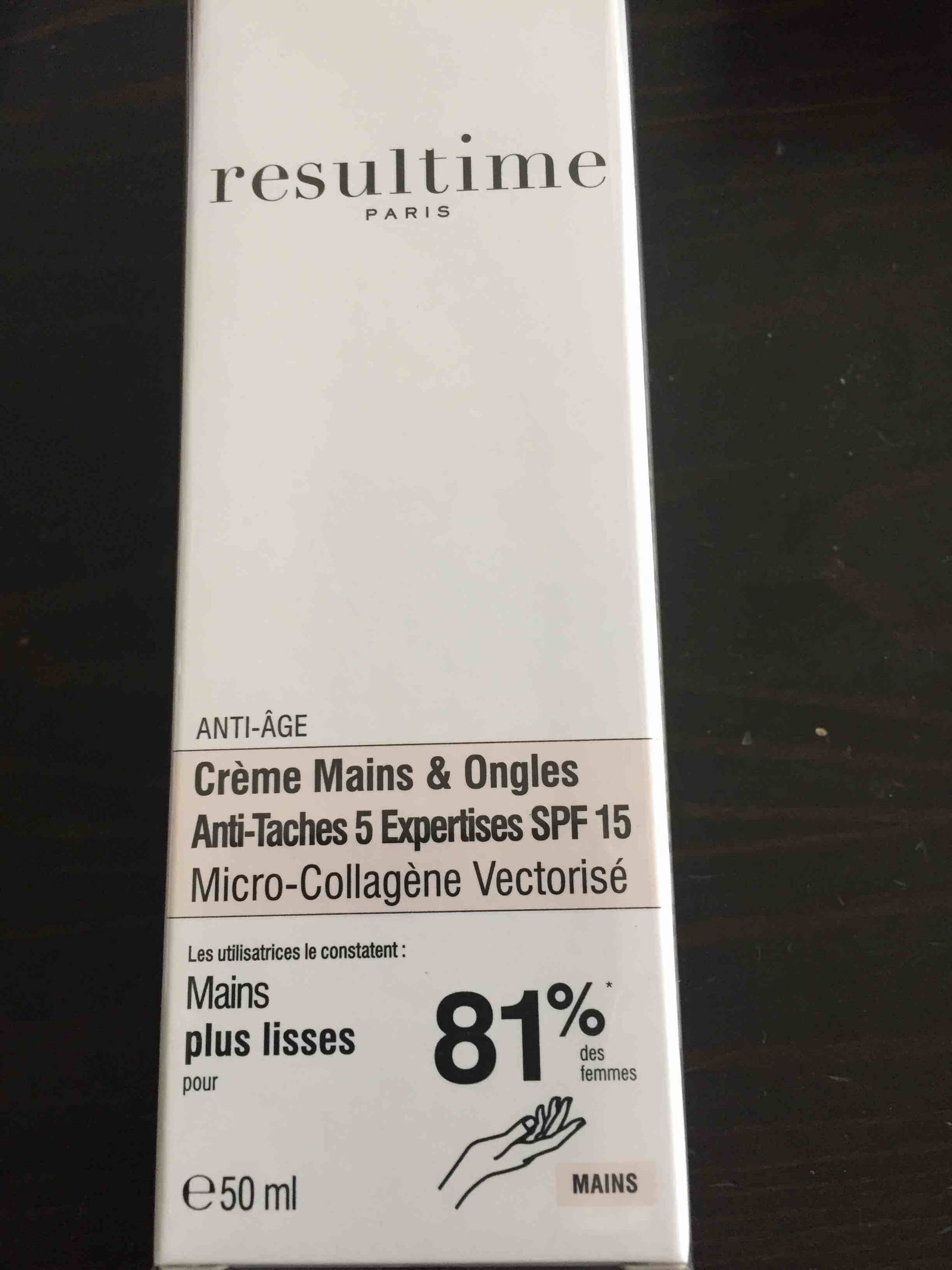 RESULTIME - Crème mains & ongles - Anti-taches 5 expertises SPF 15