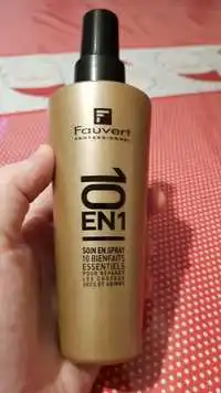 FAUVERT PROFESSIONNEL - 10 en 1 - Soin en spray 10 bienfaits essentiels pour réparer les cheveux secs et abîmés