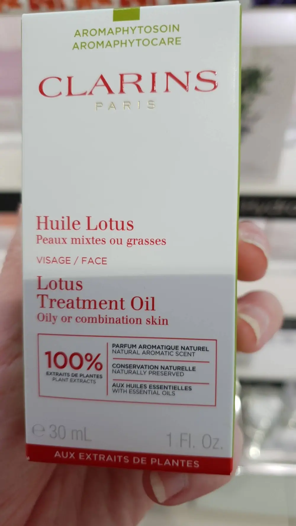 CLARINS - Peau mixtes ou grasses - Huile lotus