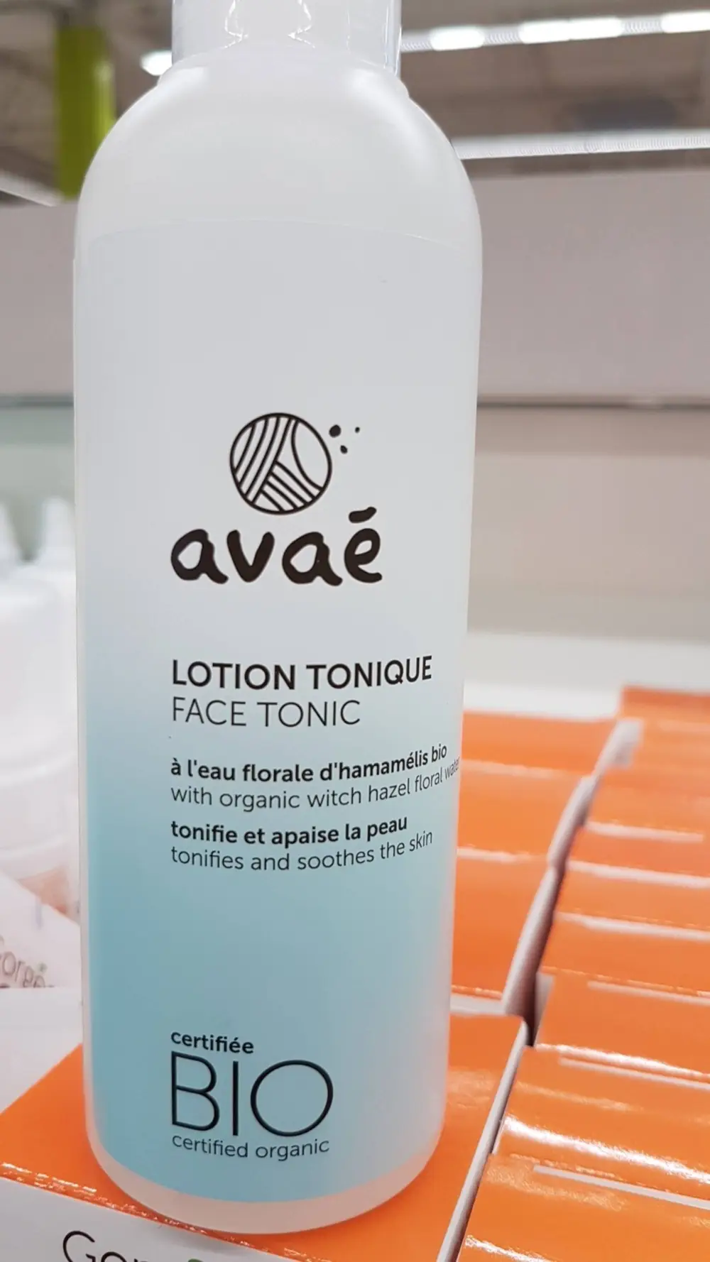 AVAÉ - Lotion tonique à l'eau florale d'hamamélis bio