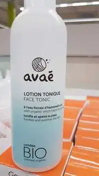 AVAÉ - Lotion tonique à l'eau florale d'hamamélis bio
