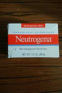 NEUTROGENA - The transparent facial bar
