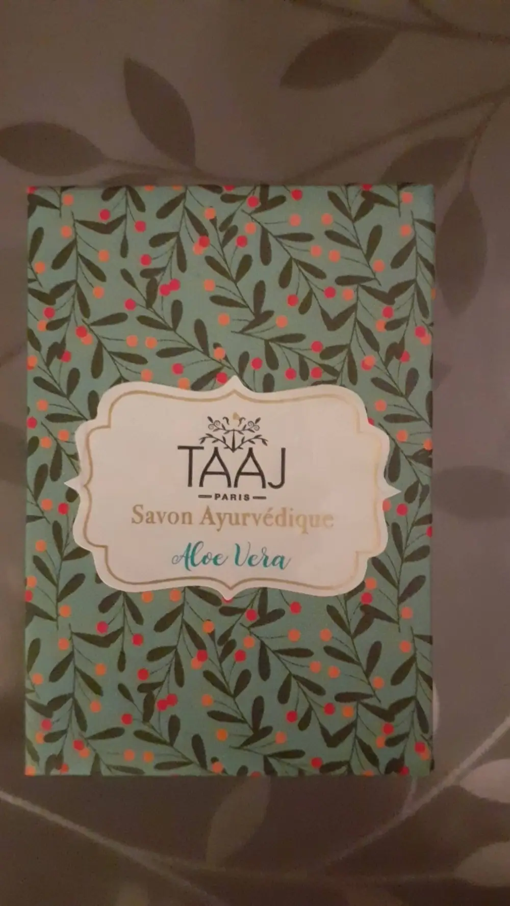 TAAJ - Aloe vera - Savon ayurvédique