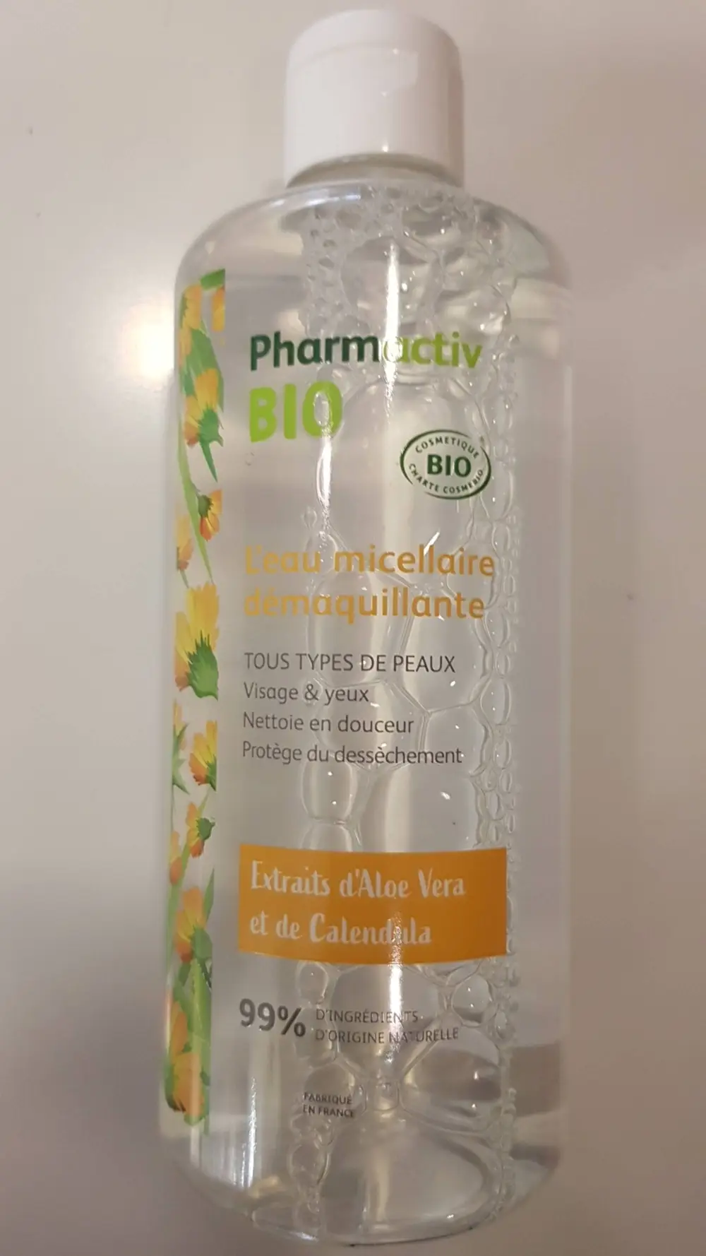 PHARMACTIV - Bio - Eau micellaire démaquillante