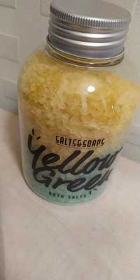 SALTS&SOAPS - Yellow green - Bath salts