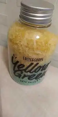 SALTS&SOAPS - Yellow green - Bath salts