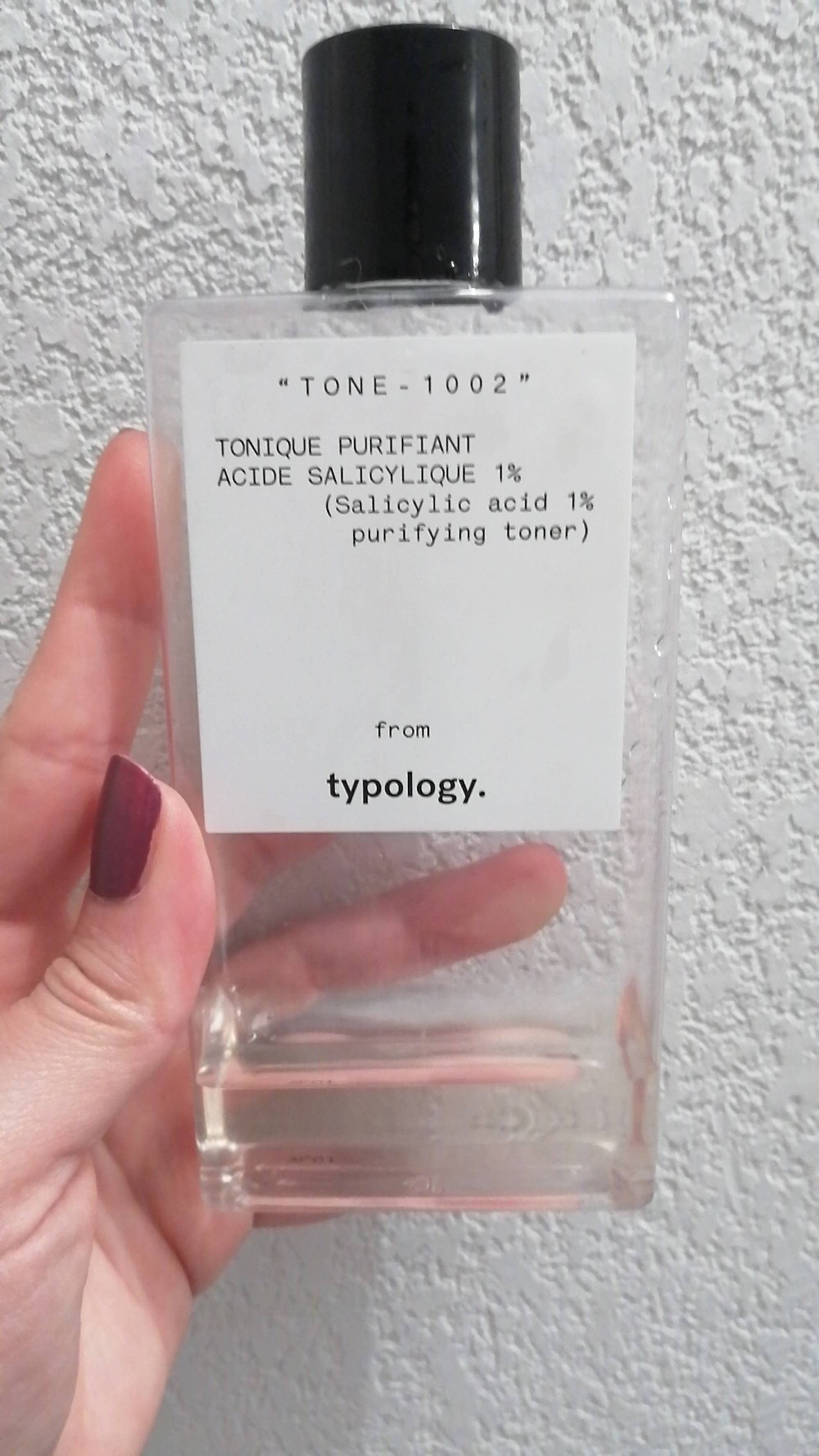 TYPOLOGY - Tone-1002 - Tonique purifiant acide salicylique 1%