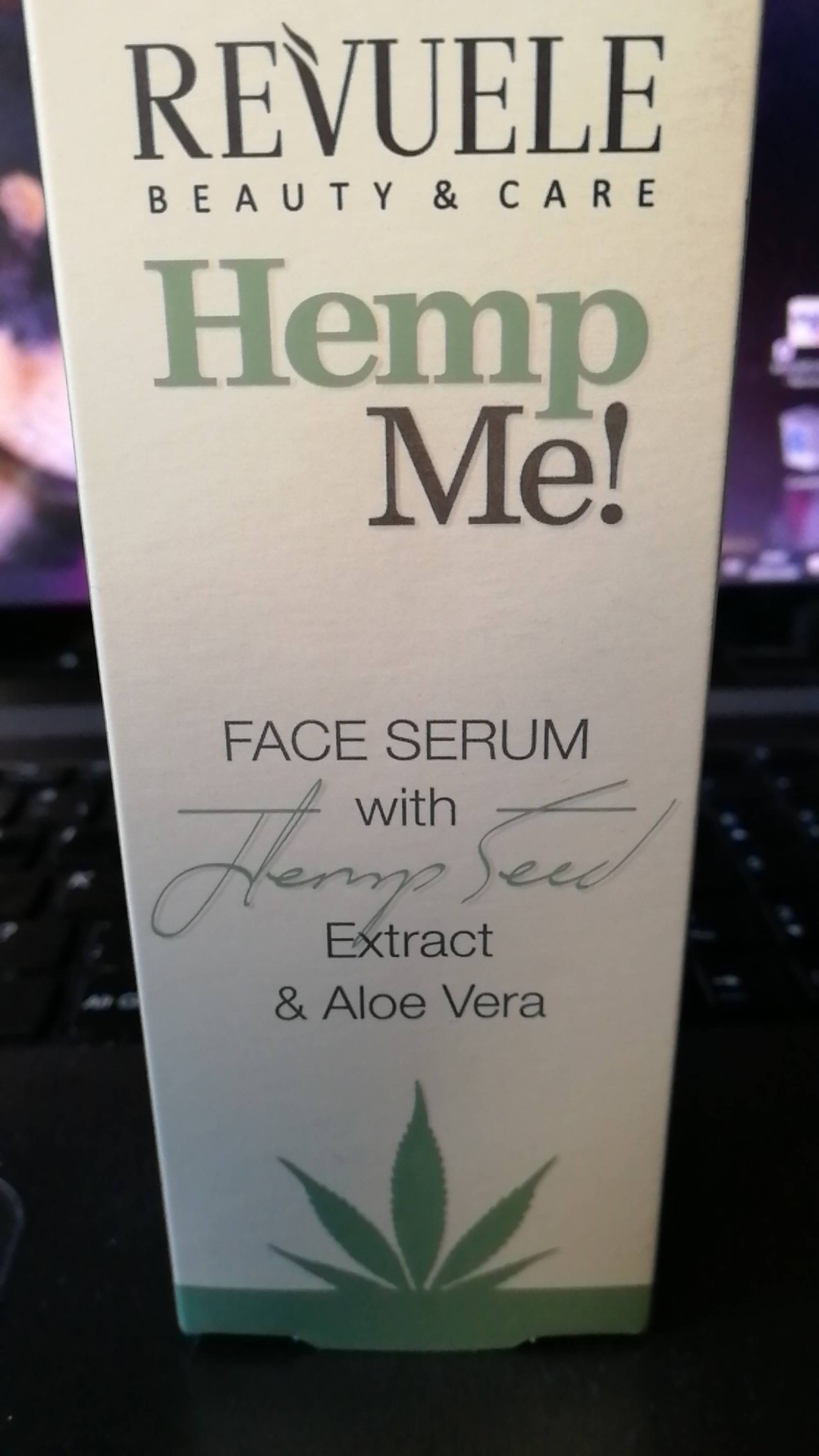 REVUELE - Hemp me! - Face serum with hemp seed extract & aloe vera