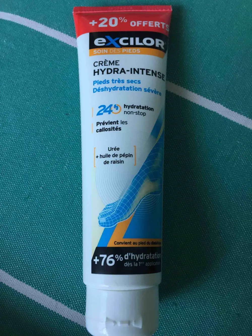 EXCILOR - Soin des pieds - Crème hydra-intense