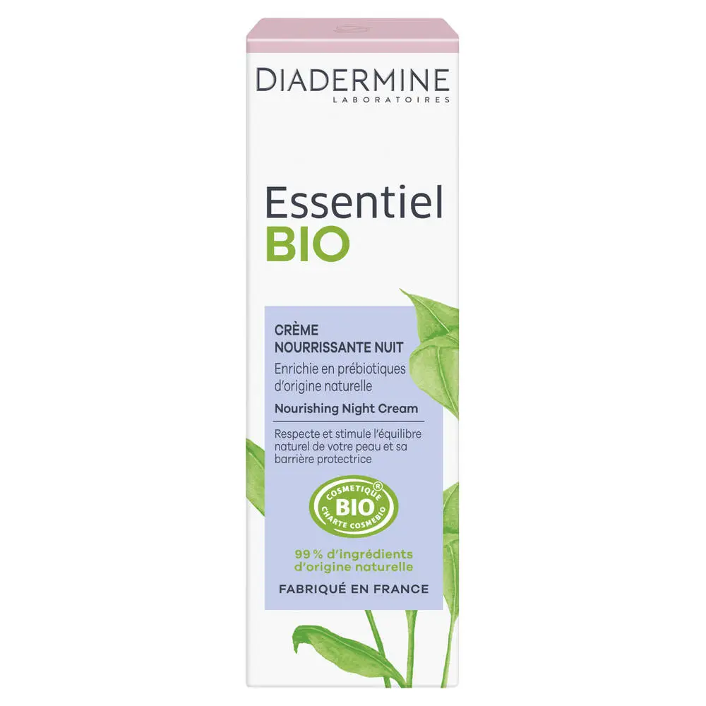 DIADERMINE - DIADERMINE ESSENTIEL BIO - CREME HYDRATANTE NUIT TUBE 50ML