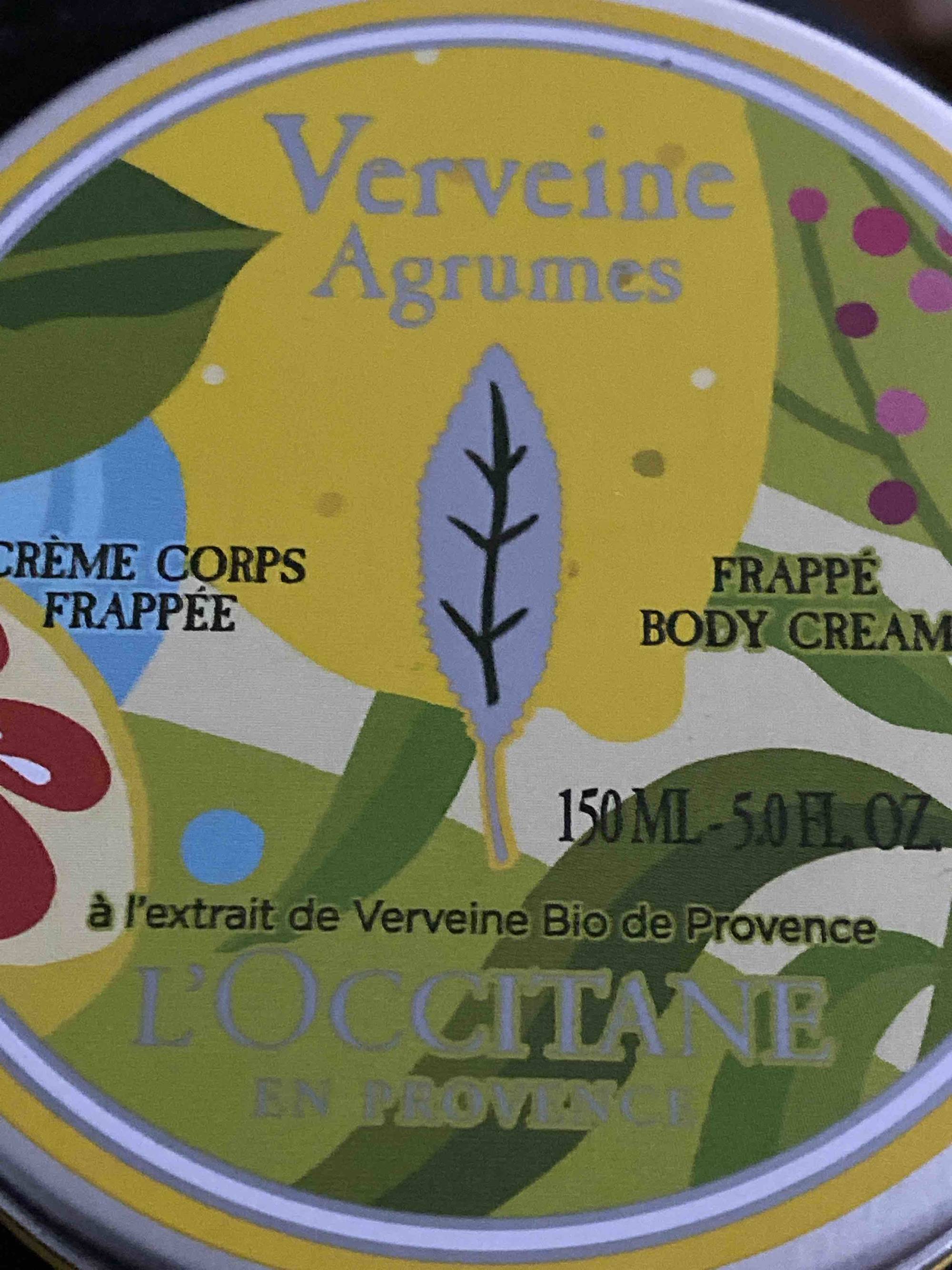 L'OCCITANE EN PROVENCE - Verveine Agrumes - Crème corps frappée