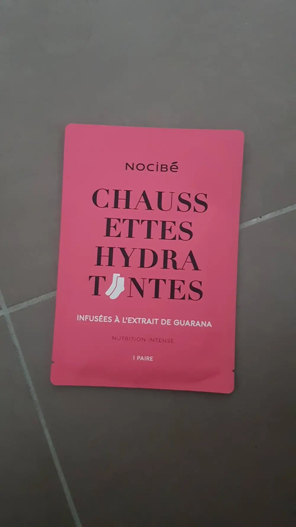 NOCIBÉ - Chaussettes hydratantes infusées à l'extrait de guarana