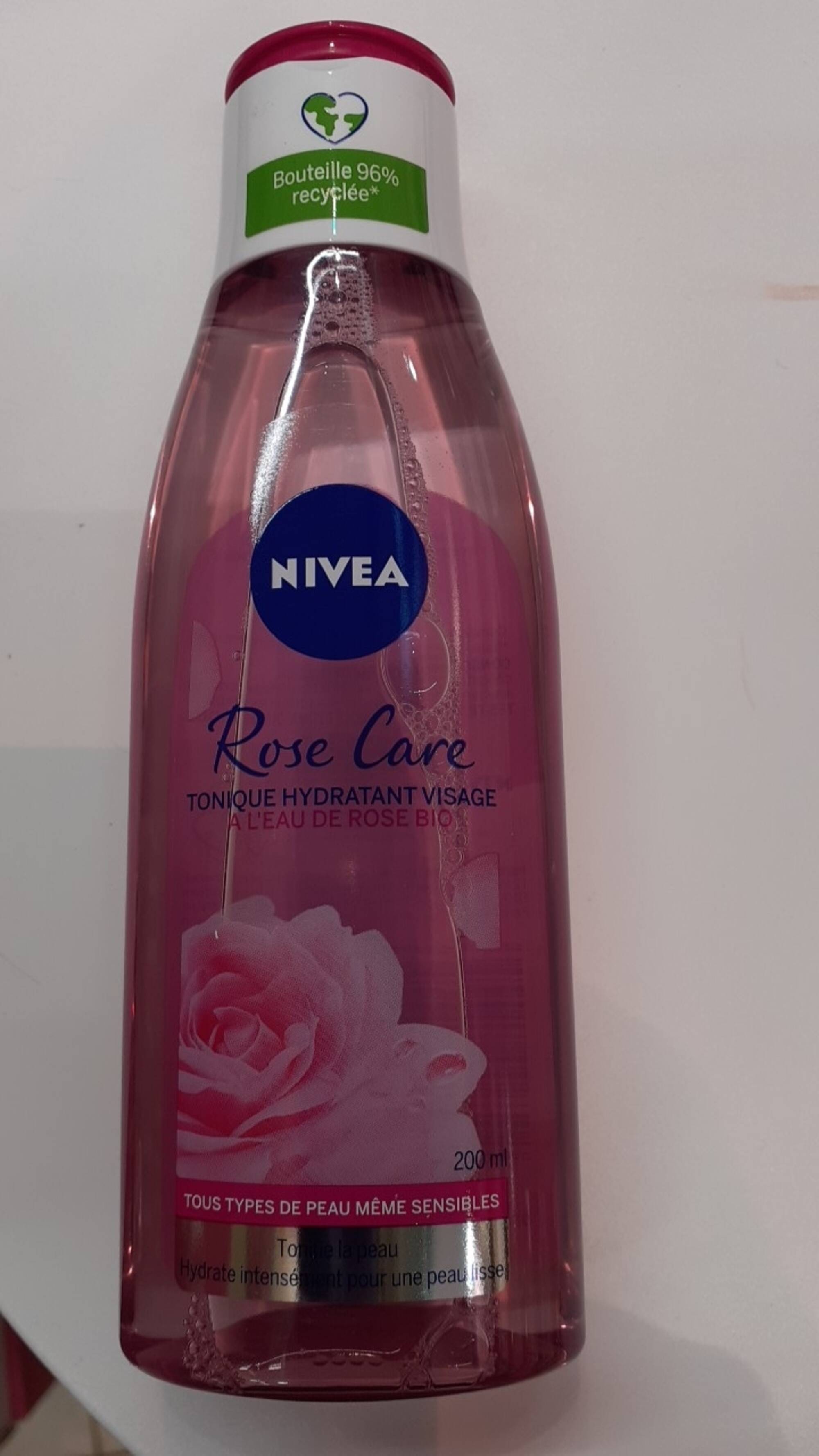 NIVEA - Rose care - Tonique hydratant visage bio