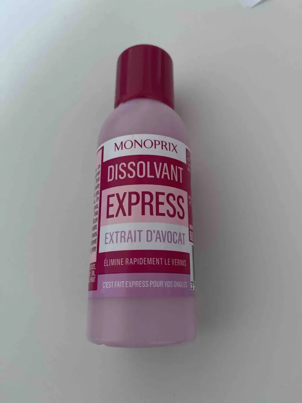 MONOPRIX - Dissolvant express extrait d'avocat