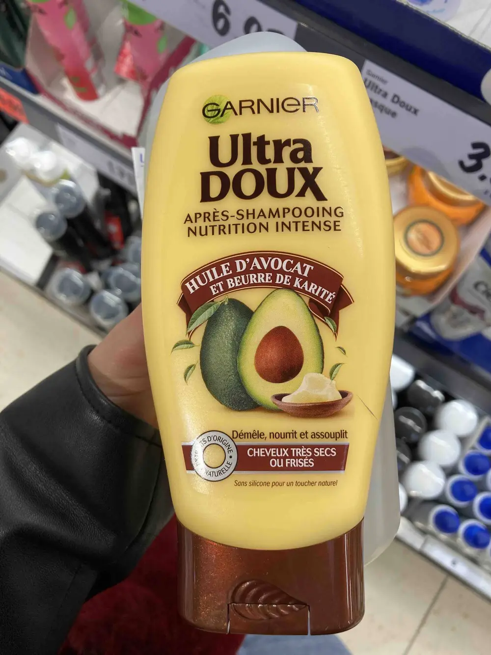 GARNIER - Ultra doux - Après-shampooing  huile d'avocat et beurre de karité