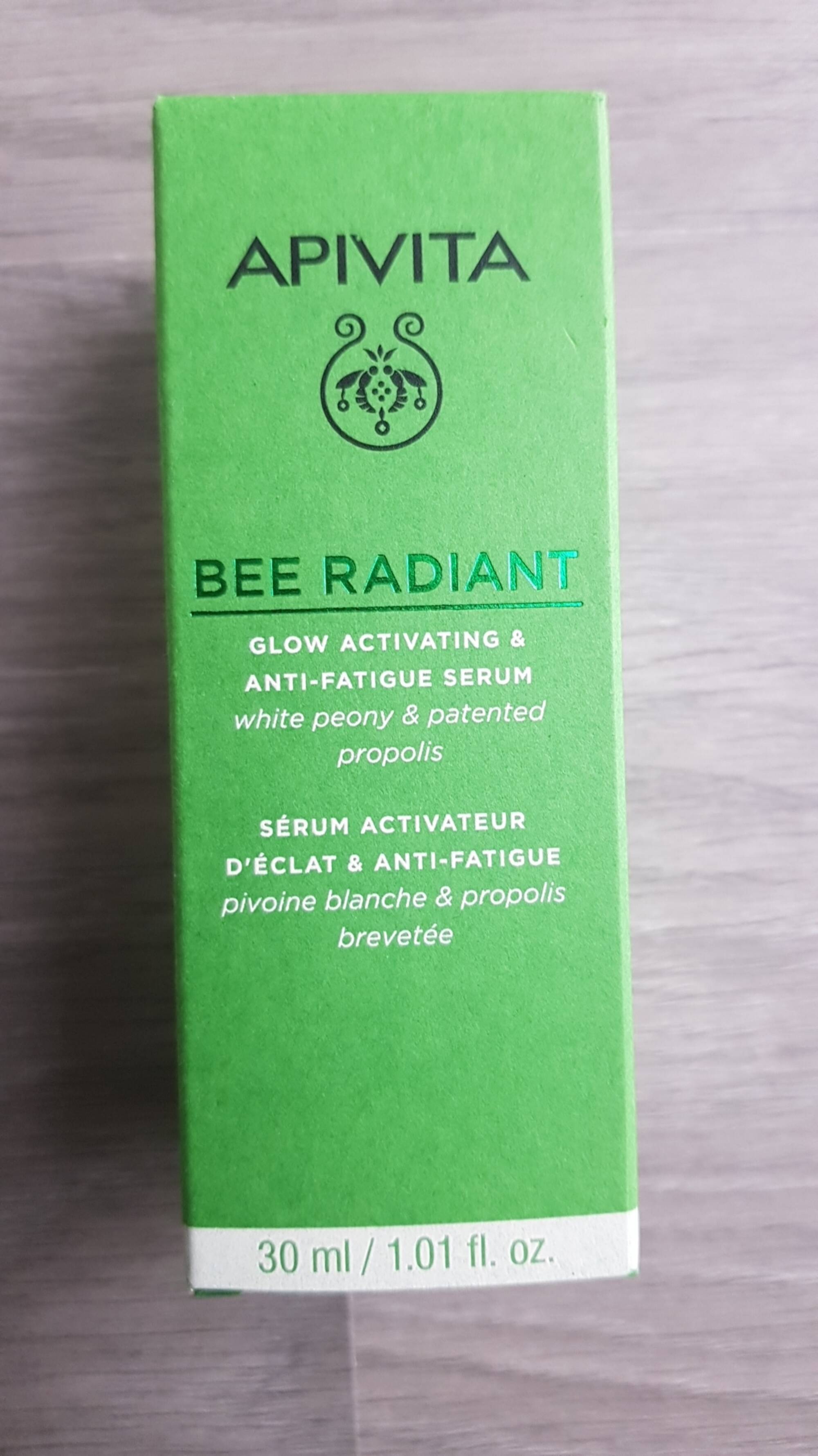 APIVITA - Bee radiant - Sérum activateur d'éclat & anti-fatigue