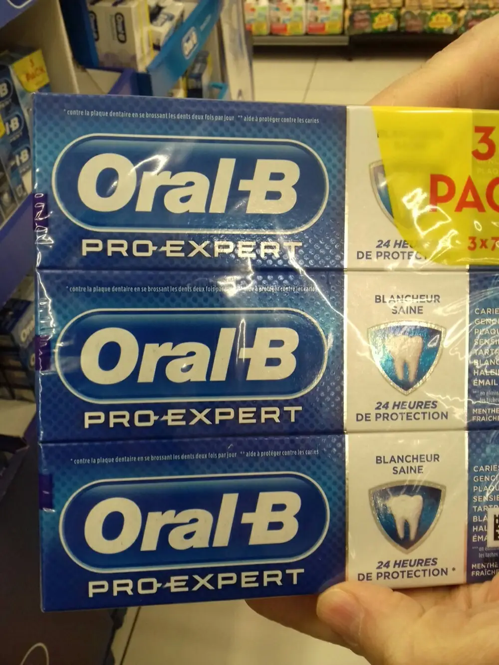 ORAL-B - Pro-expert - Blancheur saine 24 heures de protection