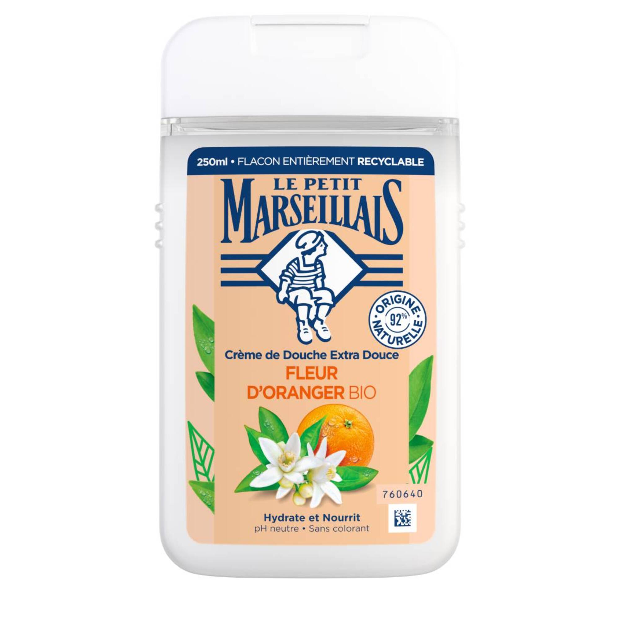 LE PETIT MARSEILLAIS - Fleur d’oranger bio - Douche & bain crème extra doux