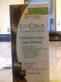 EFFICOLOR - Coloration crème pour cheveux 05 châtain clair