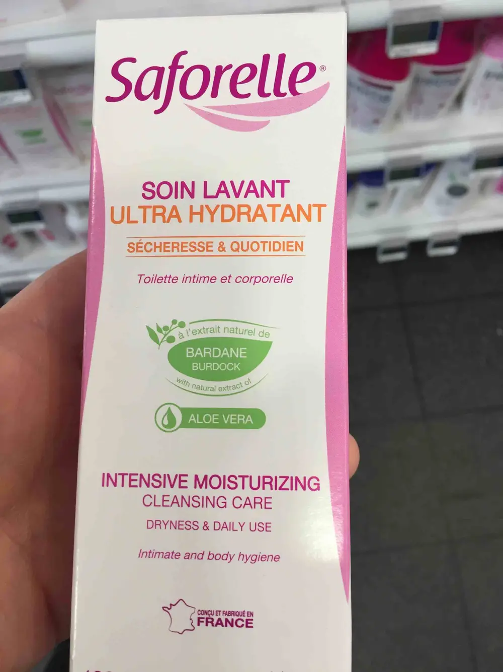 SAFORELLE - Soin lavant ultra hydratant - Toilette intime et corporelle