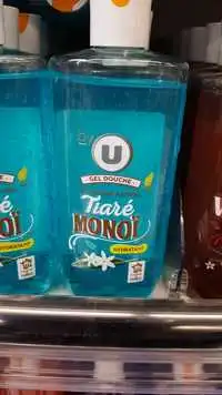 BY U - Tiaré monoï - Gel douche à l'extrait naturel