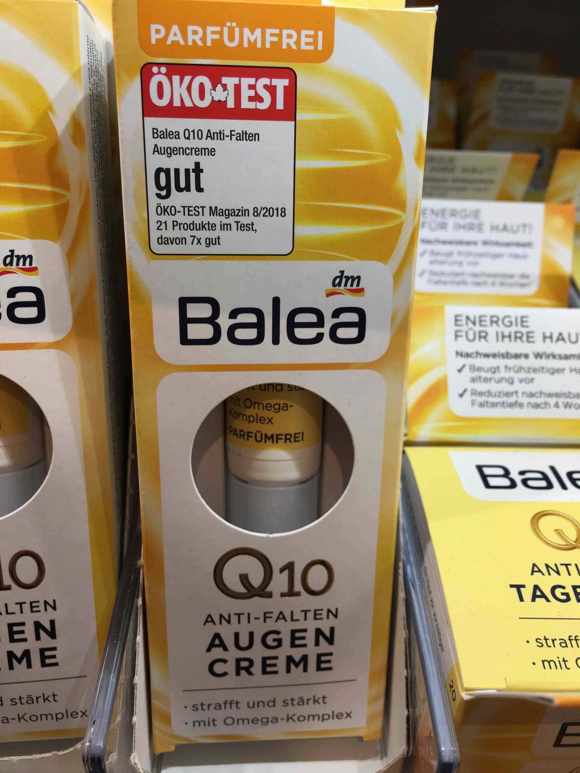 BALEA - Q10 anti-falten - Augen creme