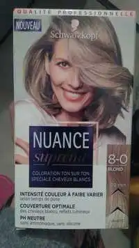 SCHWARZKOPF - Nuance suprême 8-0 blond - Coloration ton sur ton