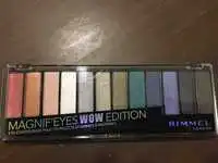 RIMMEL - Magnif'eyes wow edition - Palette d'ombres à paupières