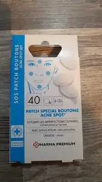 PHARMA PREMIUM - Patch spécial boutons - Acne spot