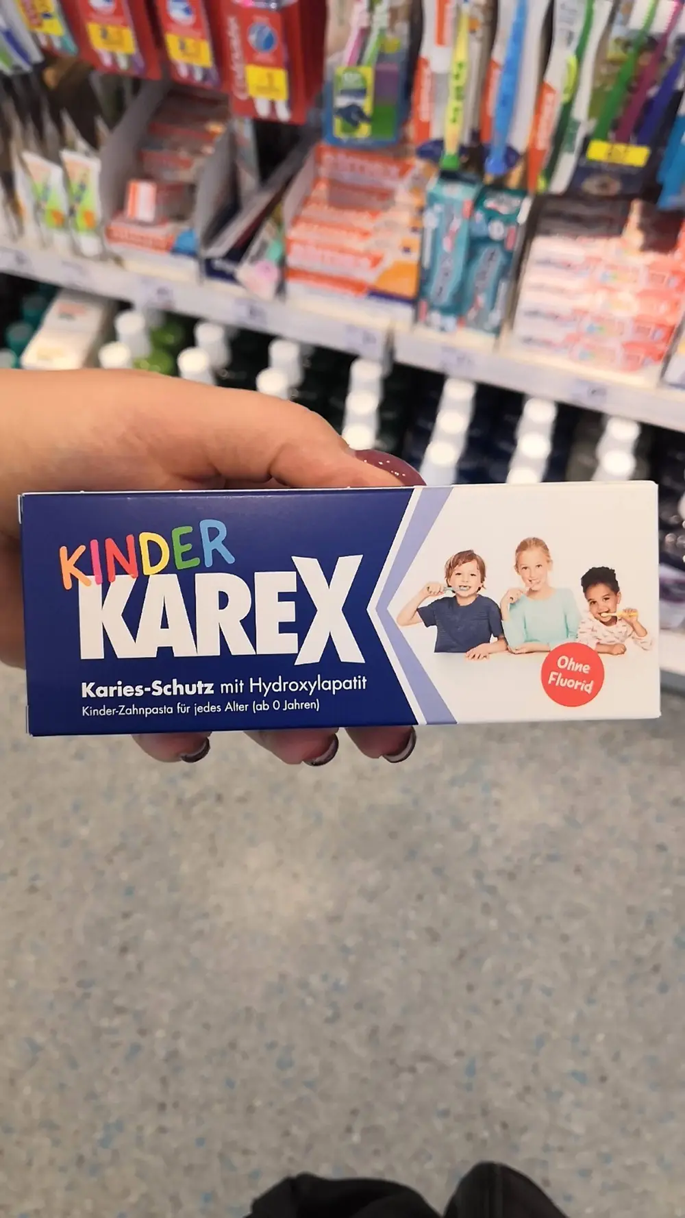 KINDER KAREX - Karies-schutz - Kinder-zahnpasta für jedes alter