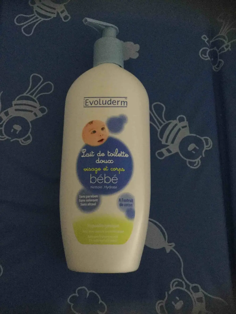 EVOLUDERM - Lait de toilette doux bébé