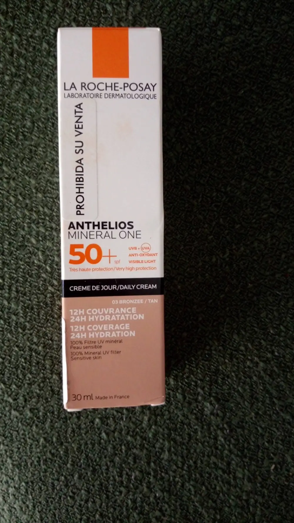 LA ROCHE-POSAY - Anthelios mineral one SPF 50+ - Crème de jour