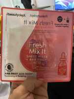 THE BEAUTY DEPT - Fresh mix it sheet mask + aha fruit acid