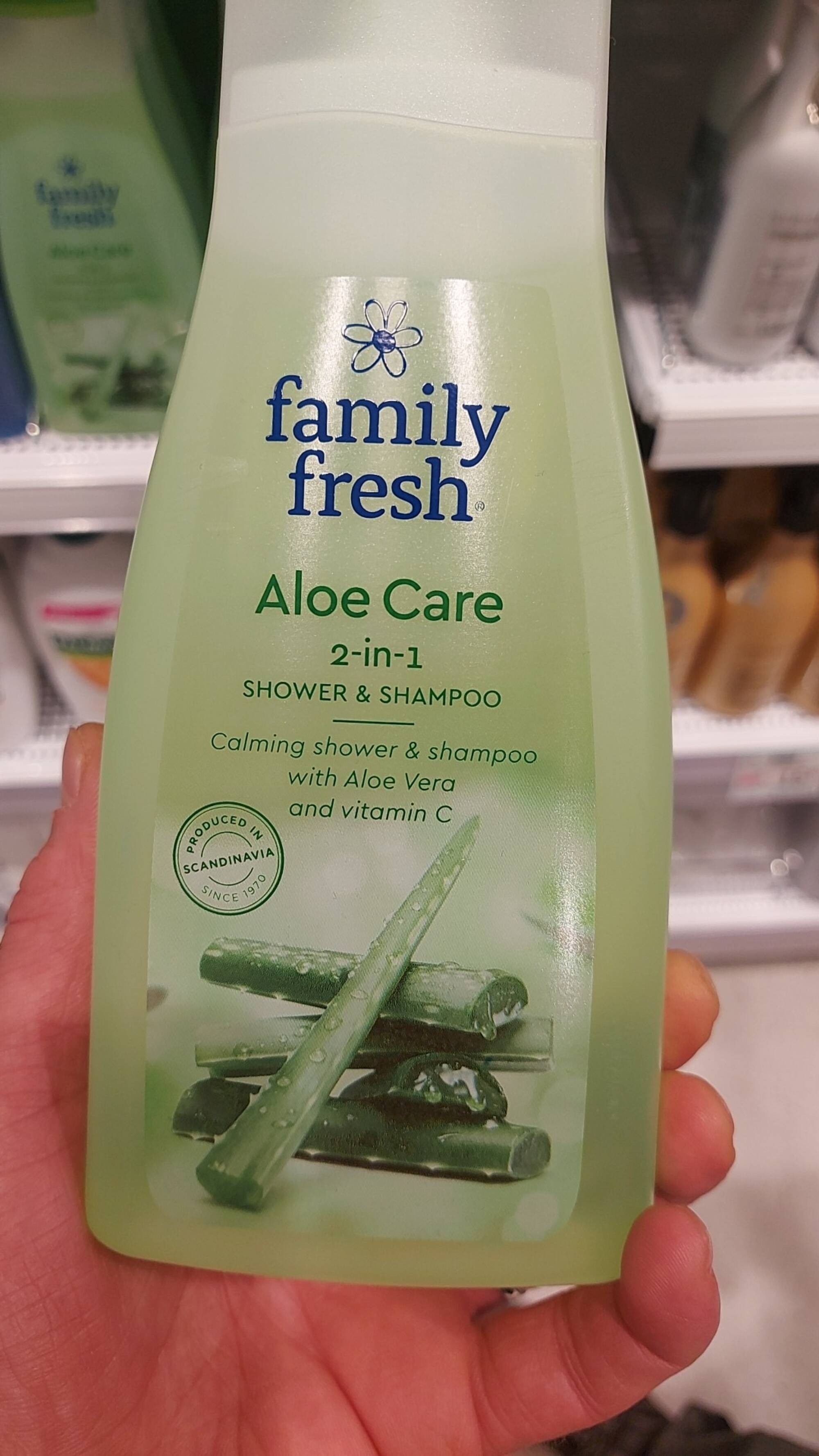 FAMILY FRESH - Aloe Care - 2-in-1 Shower & shampoo