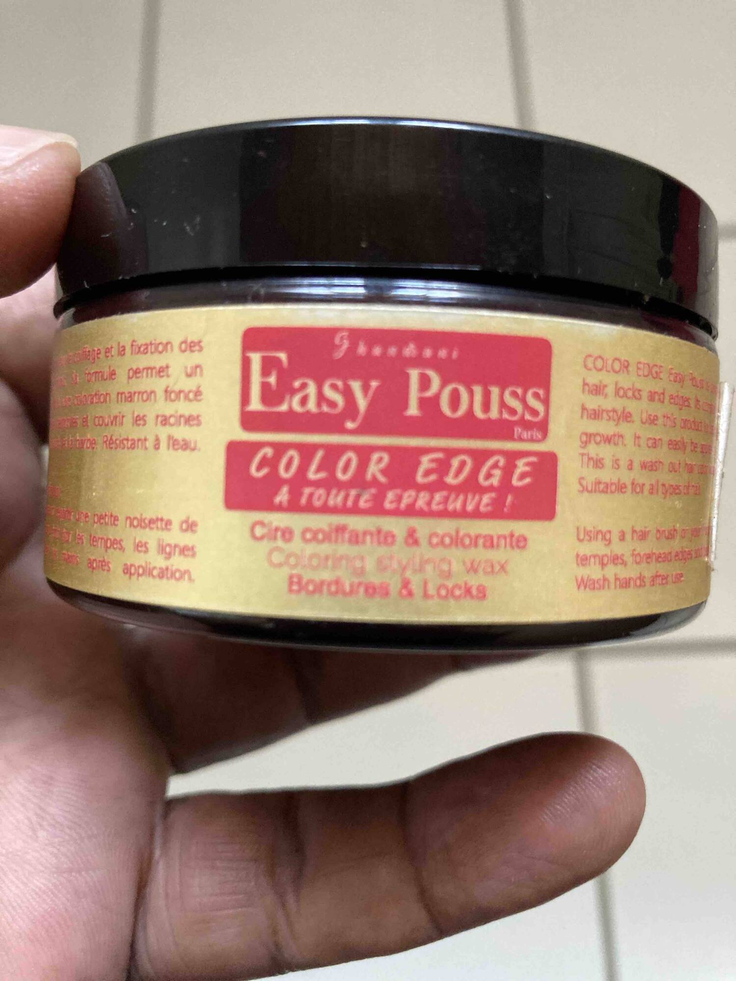 EASY POUSS - Color Edge - Cire coiffante & colorante