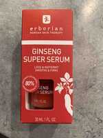 ERBORIAN - Ginseng super serum lisse & raffermit