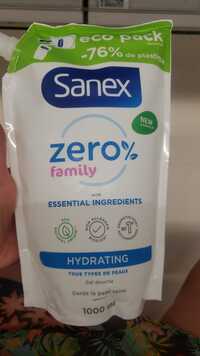 SANEX - Zero% family - Gel douche hydratant
