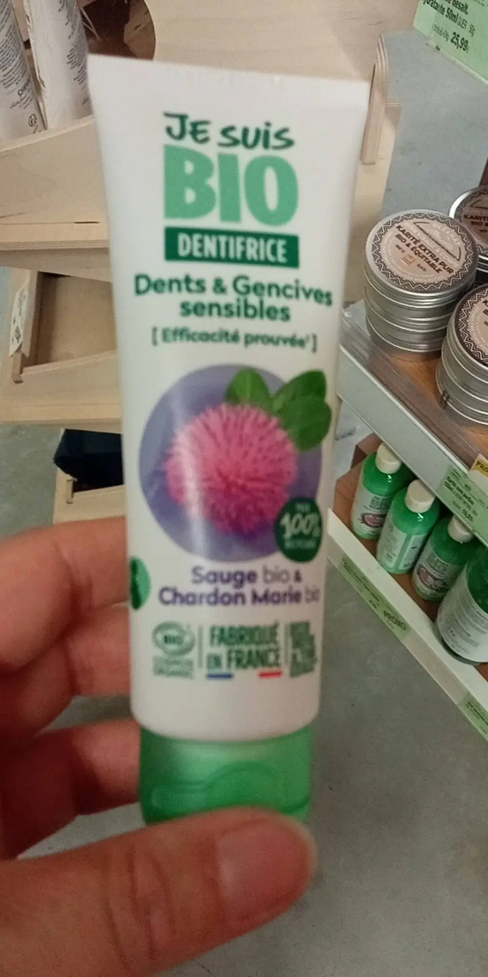 JE SUIS BIO - Dentifrice - Dents & gencives sensibles