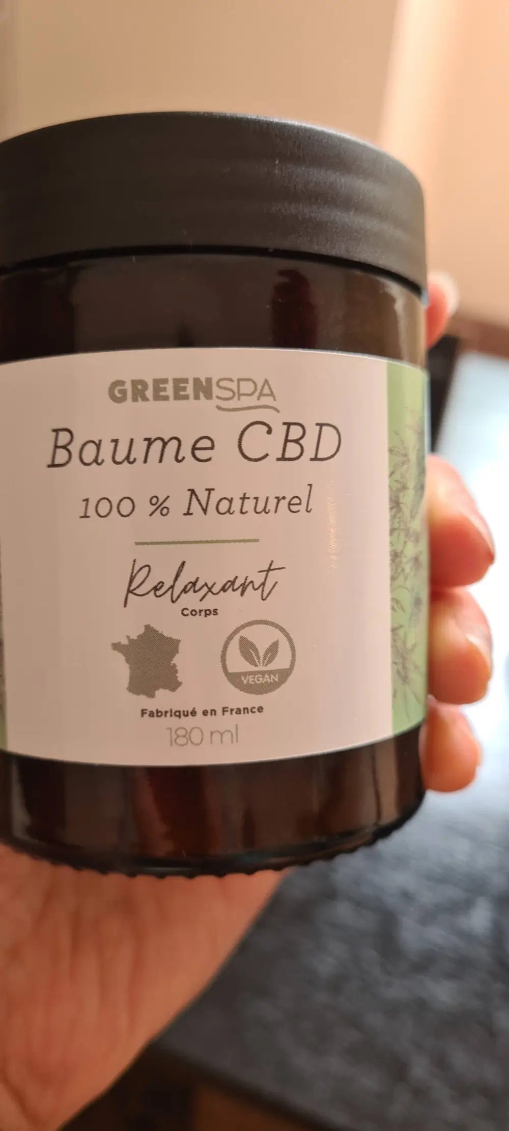 GREEN SPA - Baume CBD 100 % naturel