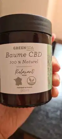 GREEN SPA - Baume CBD 100 % naturel