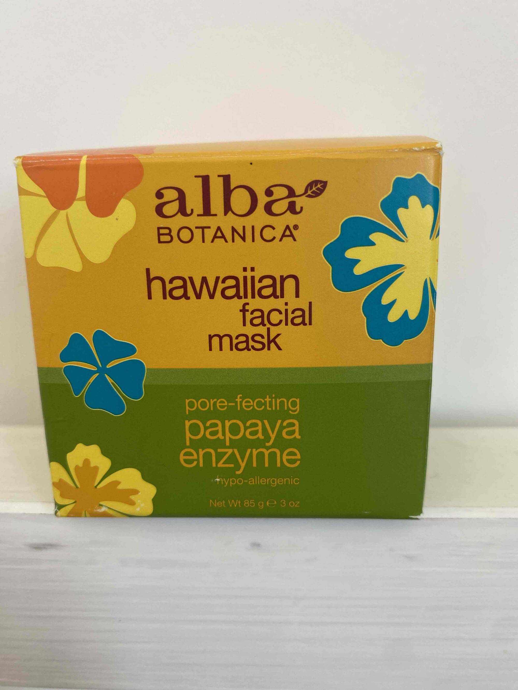 ALBA BOTANICA - Papaya enzyme - Hawaiian facial mask