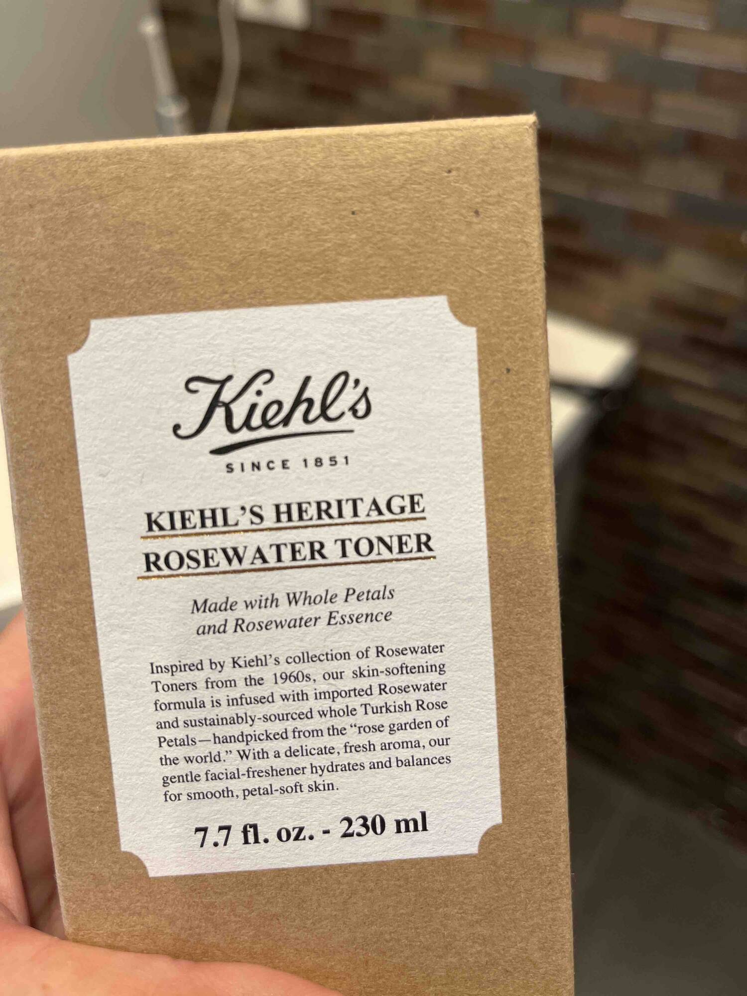 KIEHL'S - Kiehl's heritage rosewater toner