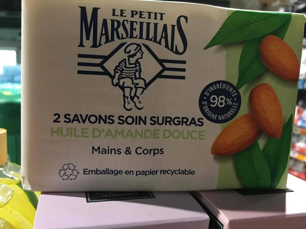 LE PETIT MARSEILLAIS - 2 savons soin surgrad