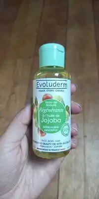 EVOLUDERM - Jojoba - Huile de beauté régénérante 