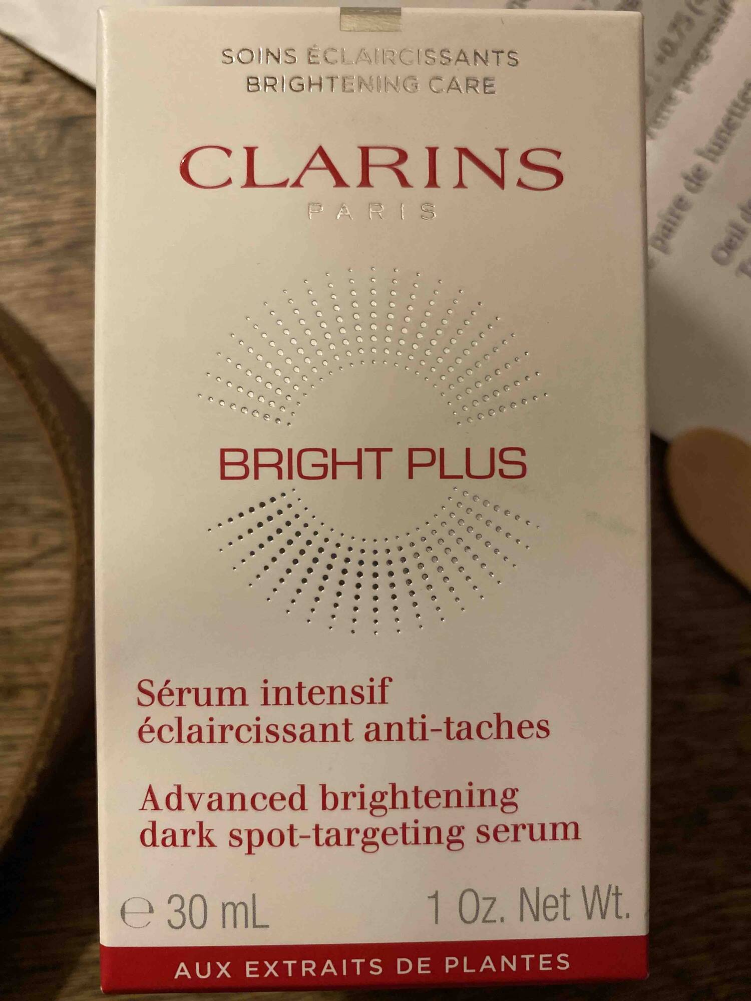 CLARINS - Bright plus - Sérum intensif éclaircissant anti-taches