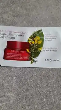 CLARINS - Multi Intensive Jour - Crème lait repulpante anti-rides