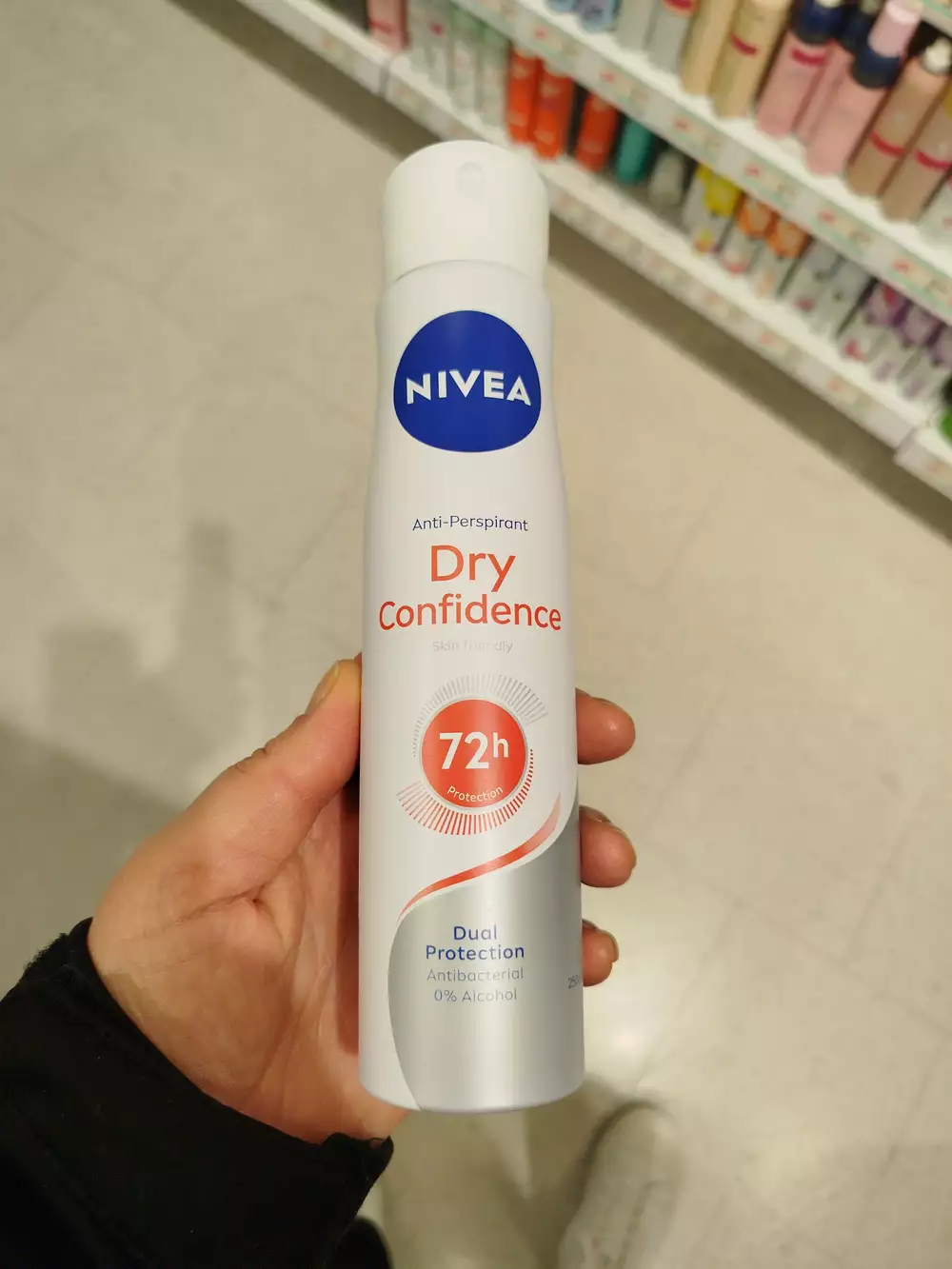 NIVEA - Dry confidence - Déodorant anti-perspirant 72h