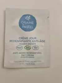 GRAINE DE PASTEL - Crème jour redensifiante anti-âge