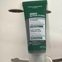 YVES ROCHER - Sebo active clear - Masque désincrustant au charbon
