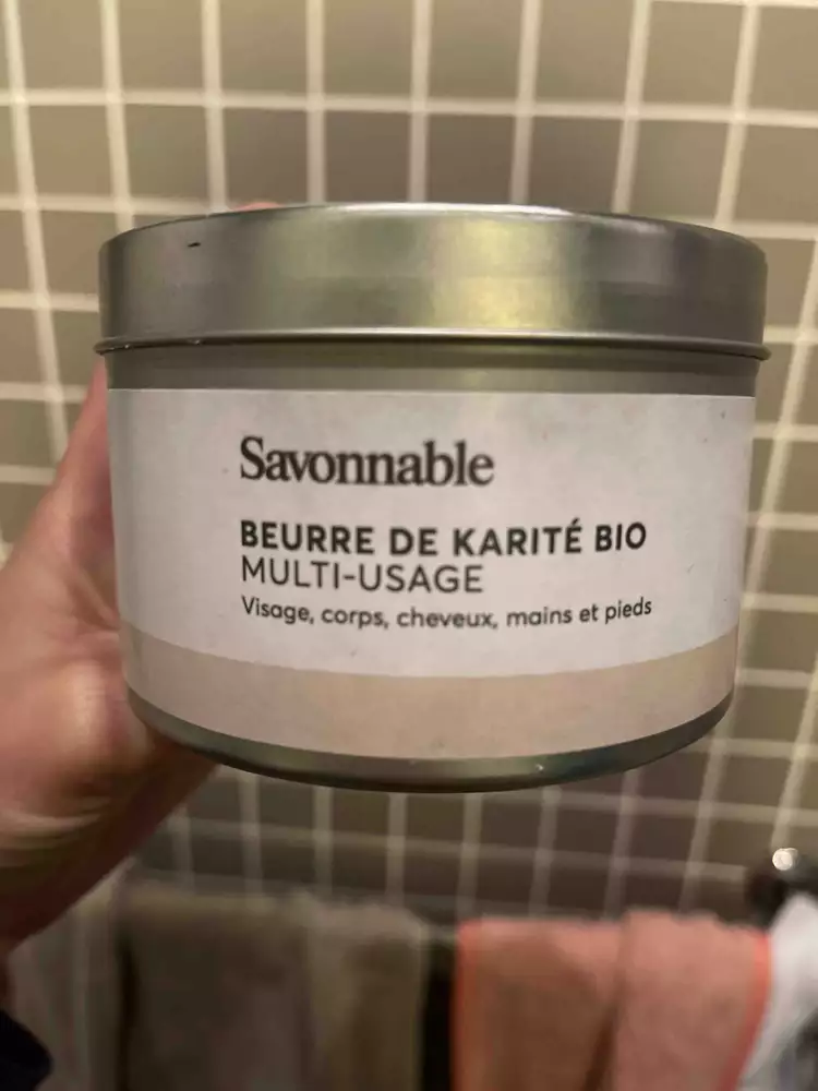 SAVONNABLE - Beurre de karité bio multi-usage